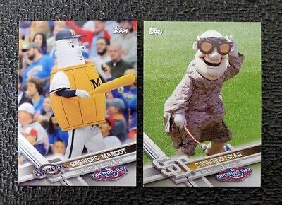 2017 Topps Opening Day Mascots Lot M13 Swinging Friar M25 EBay