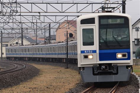 2nd Train 【西武】6000系6152f 武蔵丘車両検修場入場回送の写真 Topicphotoid 66459