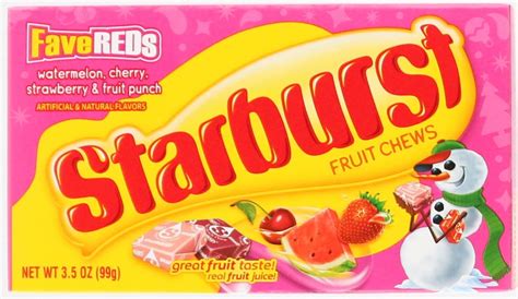 Starburst 1 Box Favereds Fruit Chews Candy Holiday T