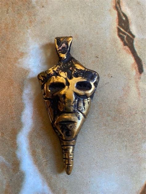 VERY OLD RARE EXTREMELY ANCIENT VIKING BRONZE AMULET ARTIFACT AUTHENTIC