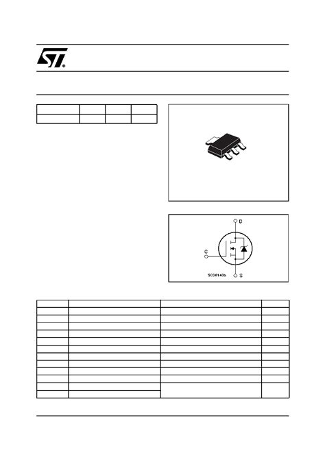 Stn Nf Datasheet Pages Stmicroelectronics N Channel V