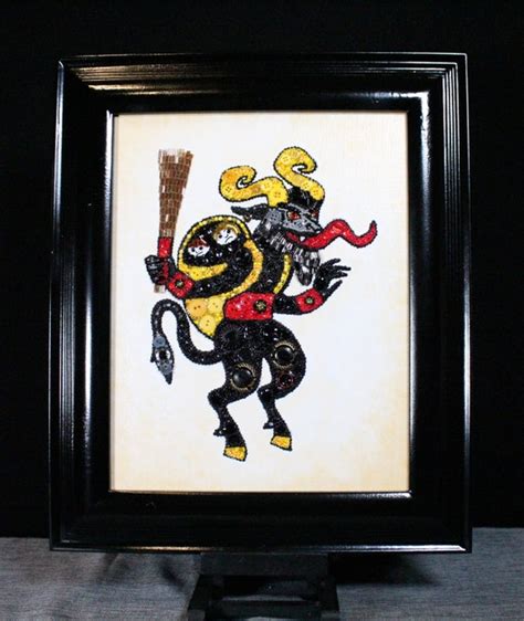 Krampus Button Art Krampus Decor Krampus T Krampus Etsy