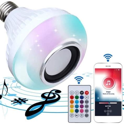 Ampoules Led Rgb Intelligente E Wifi Smart Bulb En Lampe Enceinte