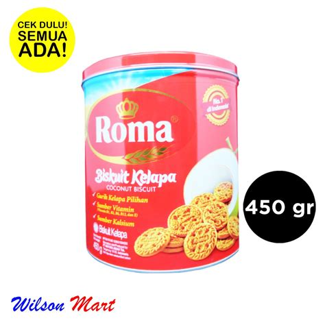 ROMA BISKUIT KELAPA 450 GRAM KALENG Shopee Indonesia