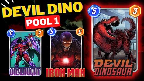 Devil Dino Deck Pool Marvel Snap Youtube