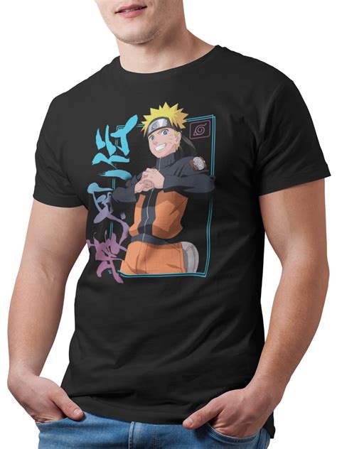 Naruto Shippuden Kanji Mens And Big Mens Graphic T Shirt