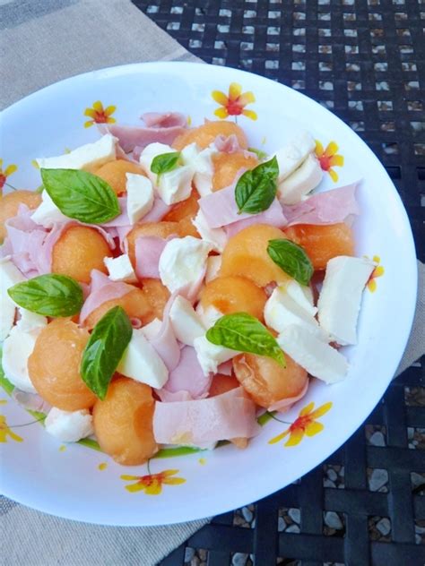 Insalata Di Melone Prosciutto E Mozzarella Una Cucina Tutta Per S