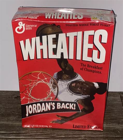 Michael Jordan Collectors Edition 1994 Wheaties Cereal Box 51 Off