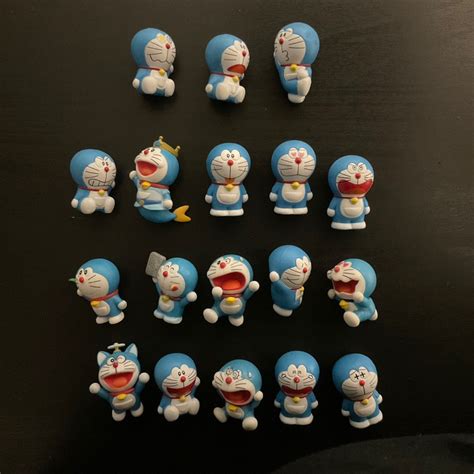 Doraemon Cute Mini Figure (18pcs) | Shopee Malaysia