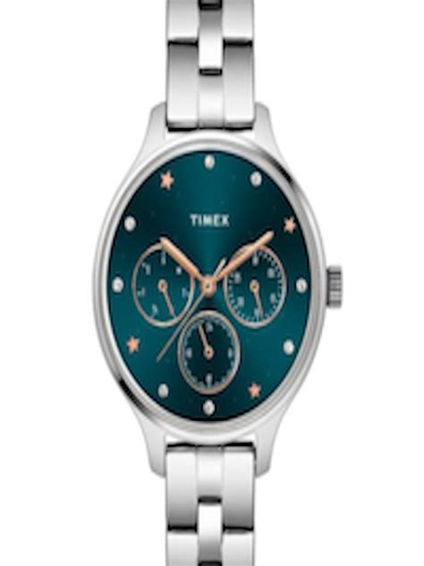 Buy Timex Women Brass Dial And Stainless Steel Bracelet Style Straps Analogue Watch Twel14813