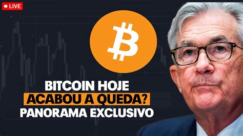 BITCOIN HOJE A QUEDA ACABOU ANÁLISE HOJE YouTube