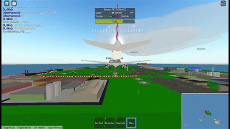 Escorting Air Force One With A Boeing 757 Roblox Ptfs Youtube