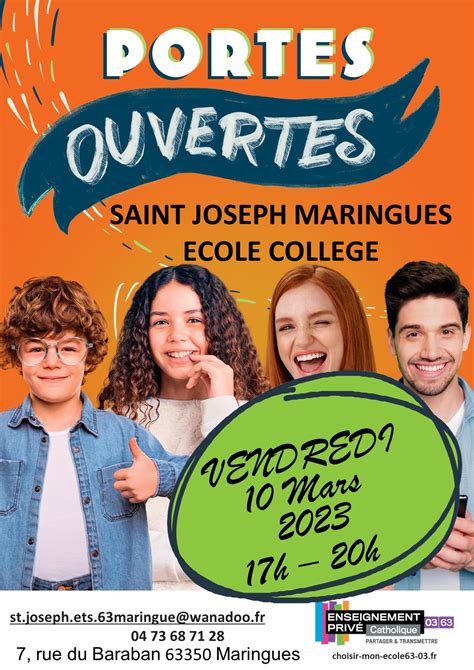 Portes Ouvertes Ensemble Scolaire Saint Joseph Maringues