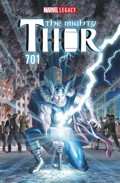 Alex Ross traz Thor clássico em capa da edição de Novembro do Deus do