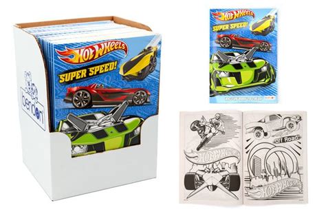 48 Pieces Adult Coloring Book Hot Wheels Coloring Activity Books At Alltimetrading