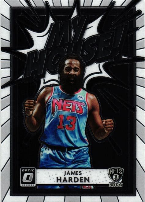 Donruss Optic James Harden My House Base Insert Nets Ers