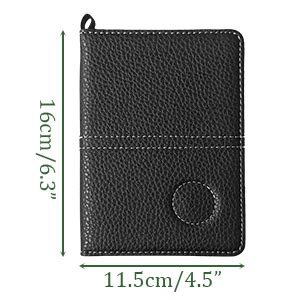 DONGKER Porte Carte De Score De Golf En Cuir Avec Boucle Pour Stylo