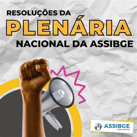 Resoluções da Plenária da ASSIBGE SN 25 02 2022