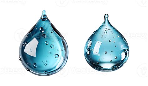 Ai Generated Refreshing Close Up Of Fresh Water Droplets 35644600 Png