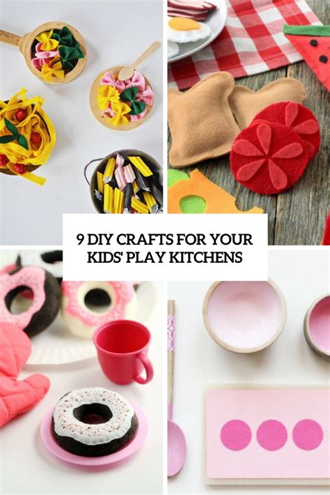 9 DIY Crafts For Your Kids' Play Kitchens - Shelterness