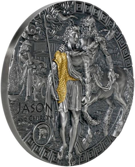 JASON AND CHIRON ARGONAUTS 2 oz stříbrná mince 2022 Předprodej