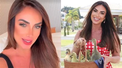 Nicole Bahls abre o jogo e revela verdadeiro motivo para morar em sítio