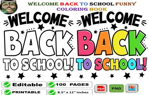 Welcome Back Coloring Pages