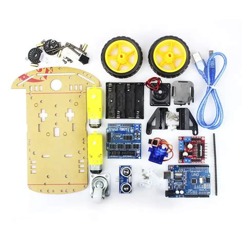 Diymore 2wd Robot Smart Car Chassis Kits With Speed Encoder For Arduino 51 M26 Diy Education