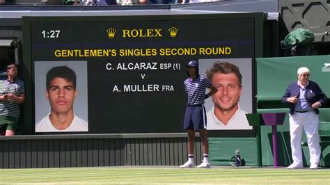 Wimbledon Nd Round Carlos Alcaraz Vs Alexandre Muller