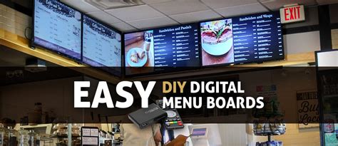 Easy Diy Digital Menu Boards For Restaurants Foodservice