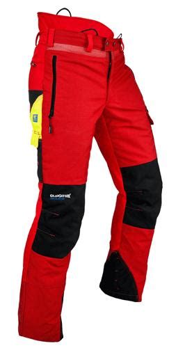 Pantalon Anticoupure Pfanner Gladiator Ventilation Rouge Condor Safety