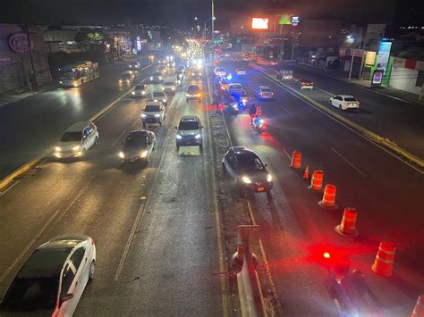 Inicia Carril De Contraflujo En Avenida Gonzalitos