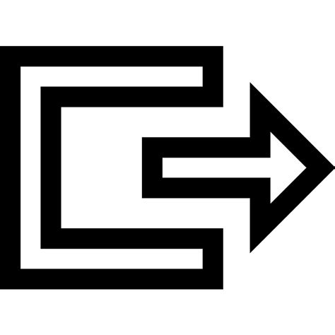 Logout Arrows Vector SVG Icon - SVG Repo