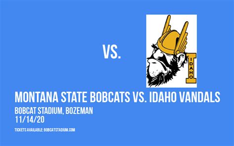 Montana State Bobcats vs. Idaho Vandals Tickets | 14th November ...