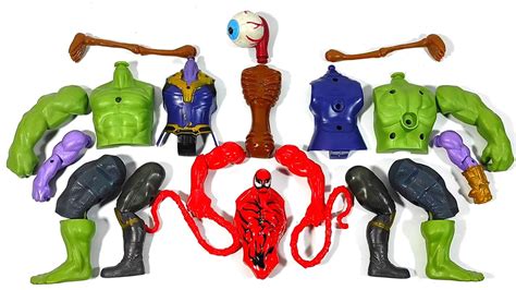 Merakit Mainan Siren Head Toys Vs Thanos Vs Venom Carnage Vs Hulk Smash