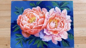 peony-flower-painting - Craftionary