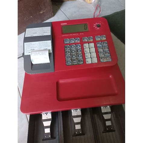 Jual Mesin Kasir Cash Register Casio Se G1 Mulus Shopee Indonesia