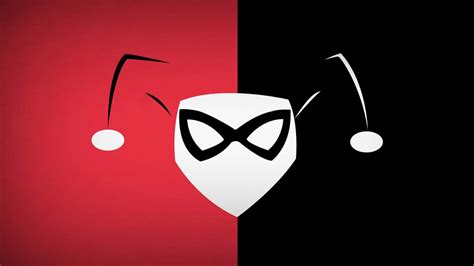 Download Original Harley Quinn Head Profile Vector Art Wallpaper