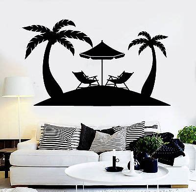 Vinyl Wall Decal Palms Beach Relax Tropical Tree Stickers Mural Ig