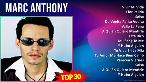 M A R C A N T H O N Y Mix 30 Maiores Sucessos ~ 1980s Music ~ Top Salsa