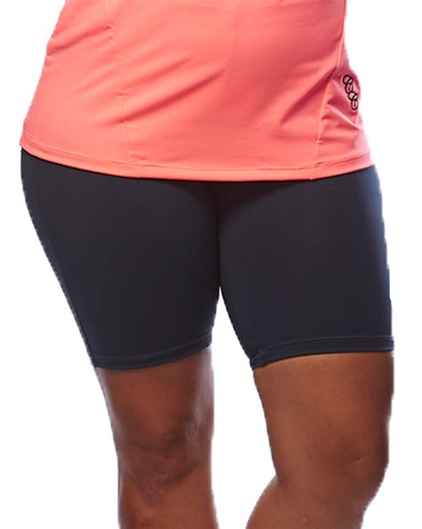 Plus Size Sportswear Curvy Chic Sports Sculpt Bike Shorts Black