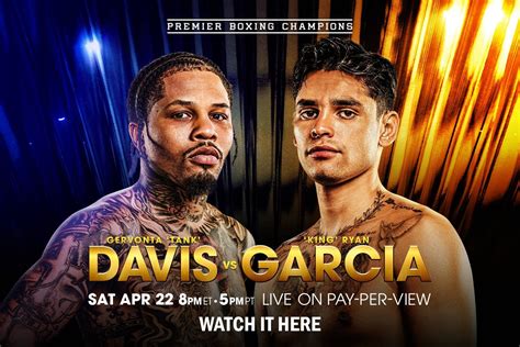 Dave Busters Gervonta Tank Davis Vs King Ryan Garcia Live On