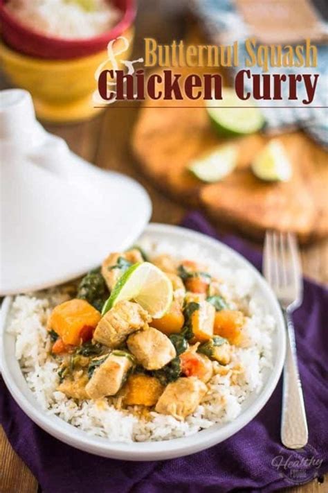 Butternut Squash Chicken Curry • The Healthy Foodie