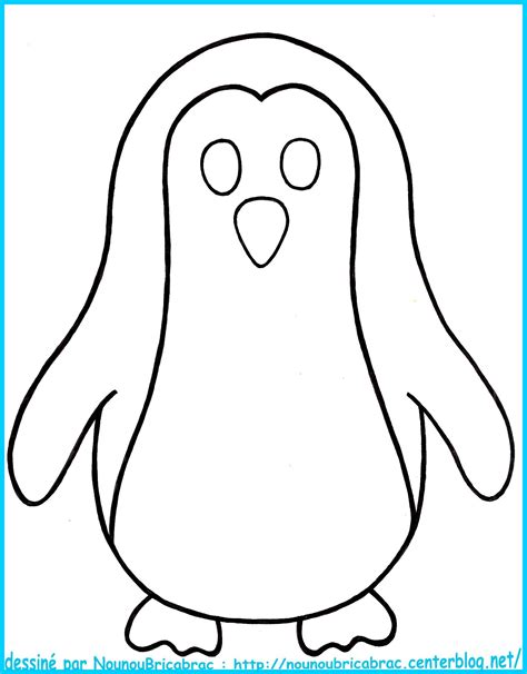 Pingouin 1 à colorier Pingouin Dessin de pingouin Coloriage