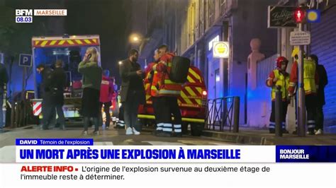 Marseille Un Mort Lors Dune Explosion Dans Un Immeuble Du 6e