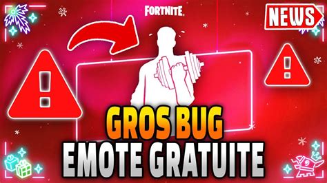 Attention Gros Bug Avec L Emote Gratuite Sur Fortnite Chapitre