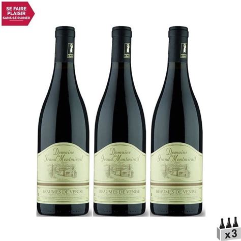 Beaumes De Venise Rouge 2019 Lot De 3x75cl Domaine Du Grand