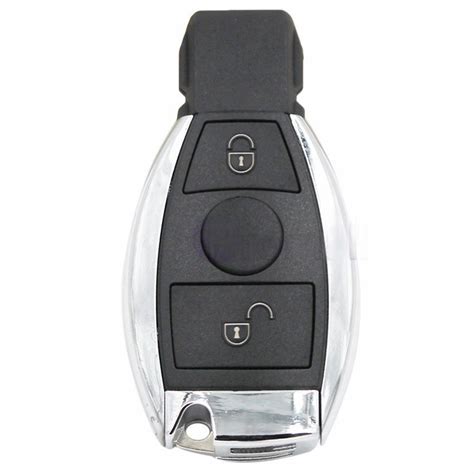 MERCEDES BENZ FOB SMART REMOTE KEY CASE SHELL 2 BUTTON CHROME S SL ML