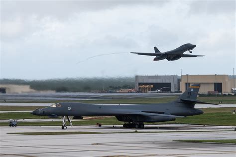 DVIDS Images KC 135 Stratotankers Refuel B 1 Lancers Conducting