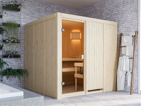 Elementsauna Mm Celine Sparset Inkl Kw Saunaofen Glow Und Ext